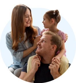 Imagen de una Familia reunida